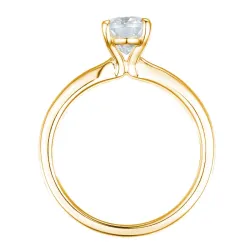 lab grown diamant solitärring i 14  karat guld 1,0 ct
