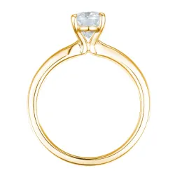 lab grown diamant solitärring i 14  karat guld 2,0 ct