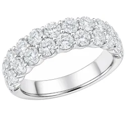 lab grown diamant ring i 14  karat vitguld 2,5 ct