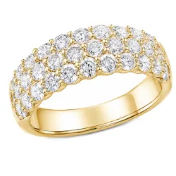 lab grown diamant ring i 14  karat guld 2,04 ct