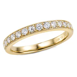 lab grown diamant ring i 14  karat guld 0,27 ct