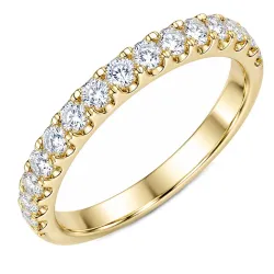 lab grown diamant ring i 14  karat guld 0,51 ct