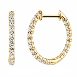 creol i 14 karat guld med lab grown diamant (CVD) 