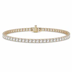 tennisarmband 3,14 ct i 14  karat guld