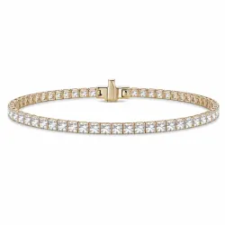 tennisarmband 2,69 ct i 14  karat guld