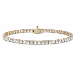 tennisarmband 2,86 ct i 14  karat guld