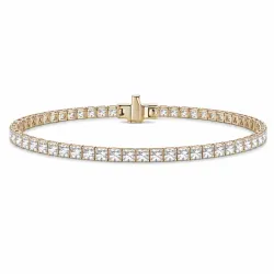 tennisarmband 3,00 ct i 14  karat guld