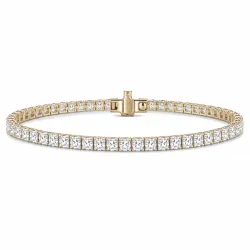 tennisarmband 5,00 ct i 14  karat guld