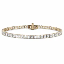 tennisarmband 4,64 ct i 14  karat guld