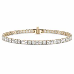 tennisarmband 5,36 ct i 14  karat guld