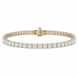 tennisarmband 7,39 ct i 14  karat guld