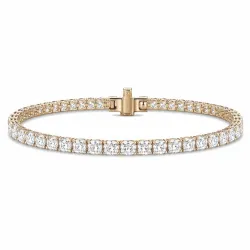 tennisarmband 5,83 ct i 14  karat guld