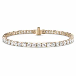 tennisarmband 6,22 ct i 14  karat guld