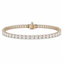 tennisarmband 7,00 ct i 14  karat guld