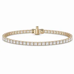 tennisarmband 3,64 ct i 14  karat guld