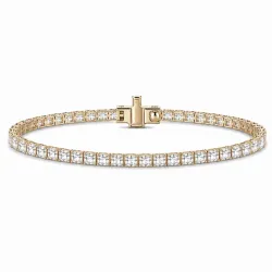 tennisarmband 4,04 ct i 14  karat guld