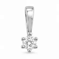 0,20 ct lab grown diamant hängen i 14  carat vitguld 0,20 ct