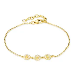 prästkrage armband i förgyllt silver