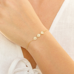 prästkrage armband i förgyllt silver - Maggie