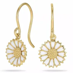 11 - 12 mm prästkrage örhängen i förgyllt silver - Marie