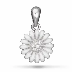 12 mm prästkrage hängen i rhodinerat silver - Matilda
