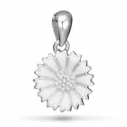 12 mm prästkrage hängen i rhodinerat silver - Marie