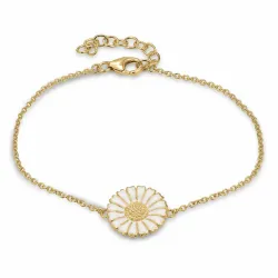 14 mm prästkrage armband i förgyllt silver - Marie