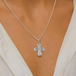 18,5 x 23,5 mm dagmarkors hängen i silver - Amoré