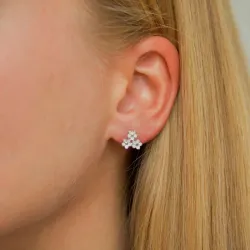 prästkrage örhängestift i silver - Majse