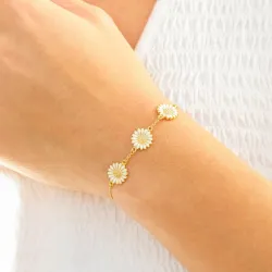 prästkrage armband i förgyllt silver - Matilda