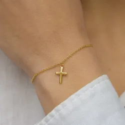 kors armband i förgyllt silver - Amoré