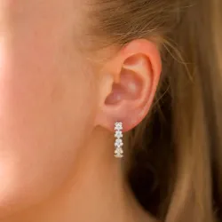 17,5 mm prästkrage creol i silver - Majse