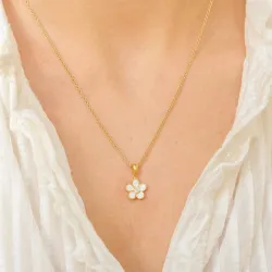 blommor hängen i förgyllt silver - Majse