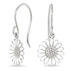 11 mm prästkrage örhängen i silver - Matilda
