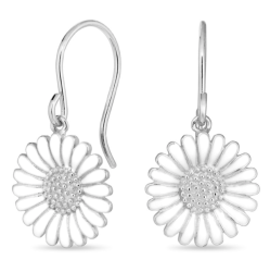 14,5 mm prästkrage örhängen i silver - Matilda