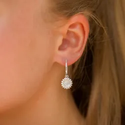 18 mm prästkrage creol i silver - Matilda