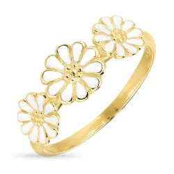 prästkrage ring i förgyllt silver - Maggie