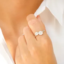 prästkrage ring i silver - Maggie