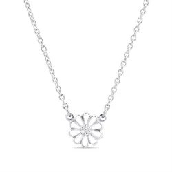 prästkrage halsband i silver med hängen i silver - Maggie