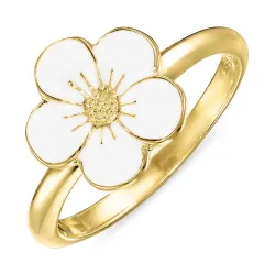 smörblomma ring i förgyllt silver