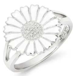 14 mm prästkrage ring i silver - Marie