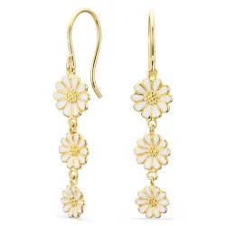 prästkrage örhängen i förgyllt silver