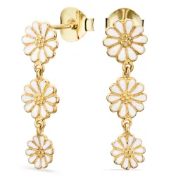 prästkrage örhängen i förgyllt silver - Maggie