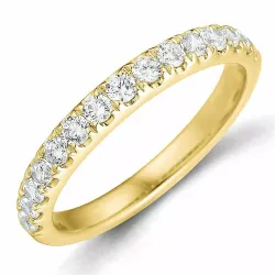 Diamant alliancring i 14  karat guld 0,49 ct