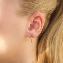 13 mm creol i 8 karat guld - Gold Collection