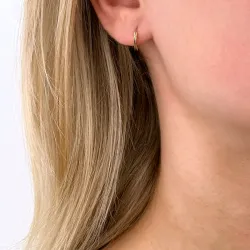 11 mm creol i 8 karat guld - Gold Collection