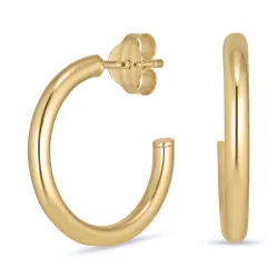 16 mm halvcreol i 8 karat guld - Gold Collection