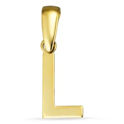 bokstav l hängen i 8 karat guld - My Letter