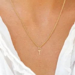 bokstav t hängen i 8 karat guld - My Letter