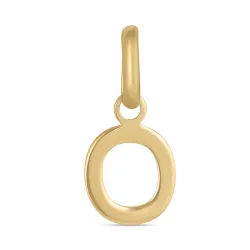 bokstav o hängen i 8 karat guld - My Letter